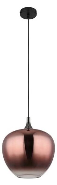 GLOBO 15548H1G MAXY závěsné svítidlo D290mm 1xE27 černá, měděná
