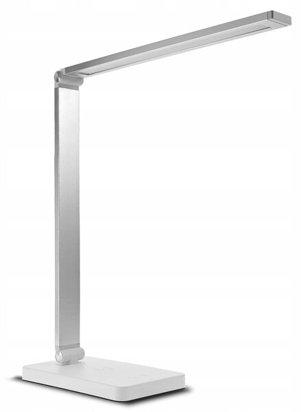 LED stolní lampa 7 W, s bezdrátovým nabíjením, s dotykovým ovládáním, nastavitelná