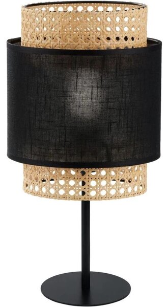 Stolní lampa BOHO 1xE27/15W/230V černá/ratan