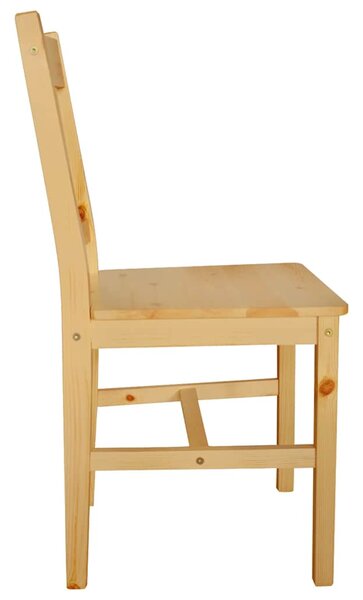 Jídelní židle 2 ks borové dřevo 241514