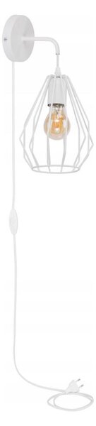 Nástěnná lampa BRYLANT 1xE27/60W/230V bílá