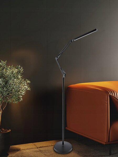 LED stojací lampa 10 W, 3 režimy barvy světla, 350 lm, teplá bílá