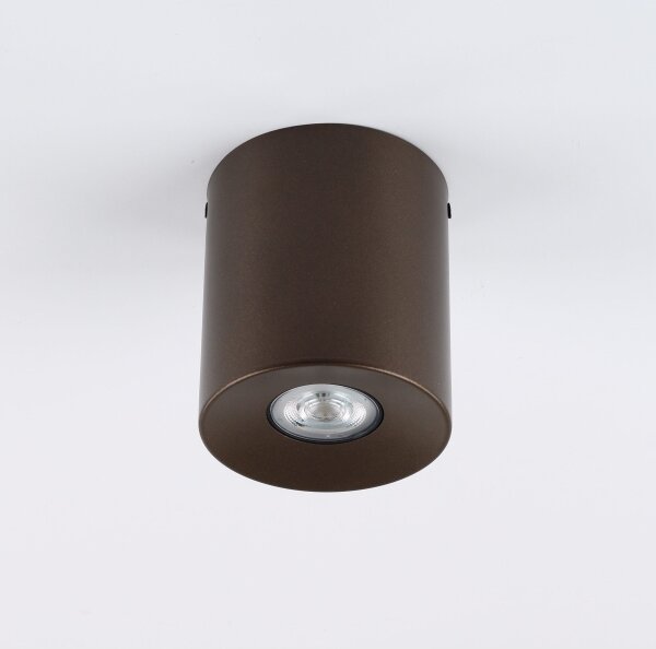 Bodové svítidlo ORION 1xGU10/10W/230V 12,5 cm hnědá