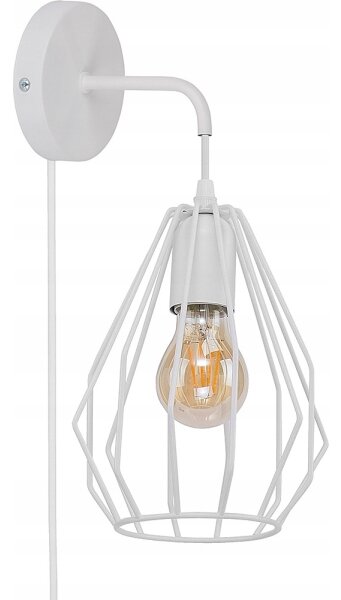 Nástěnná lampa BRYLANT 1xE27/60W/230V bílá