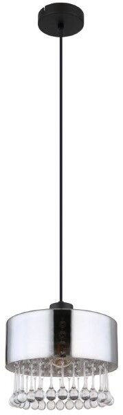 GLOBO 15884H1 HENDRY závěsné svítidlo D250mm 1xE27 matná černá, kouřová