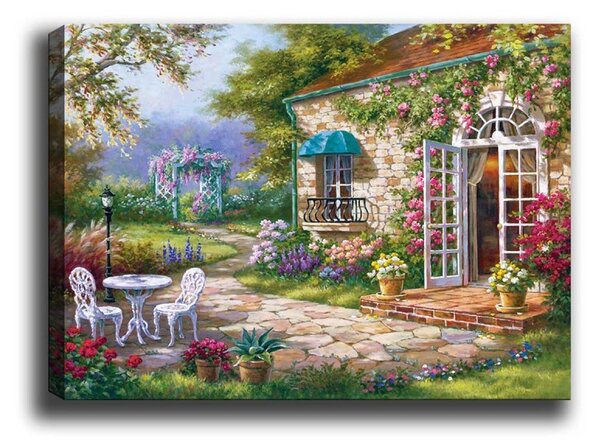 Wallity Obraz na plátně Dream garden 50x70 cm
