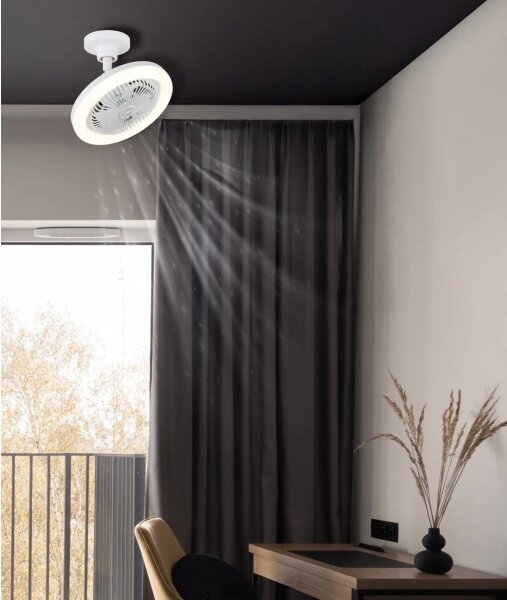 Globo 03680W - LED Stm stropní ventilátor LIDEA LED/20W/230V 3000-6500K bílá+DO