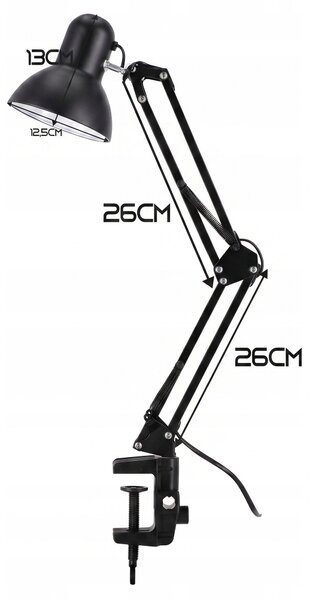 Stolní lampa E27, IP20