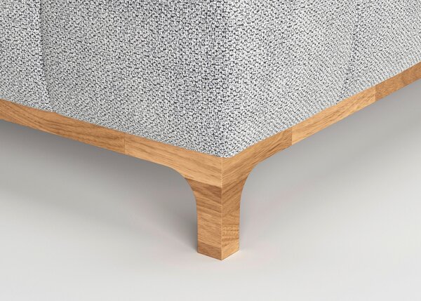 POSTEL BOXSPRING, barvy stříbra MID.YOU - Manželské postele, Online Only