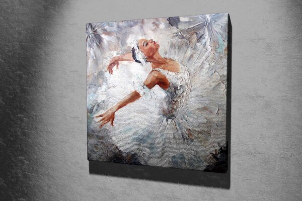 Wallity Obraz na plátně White swan KC012 45x45 cm
