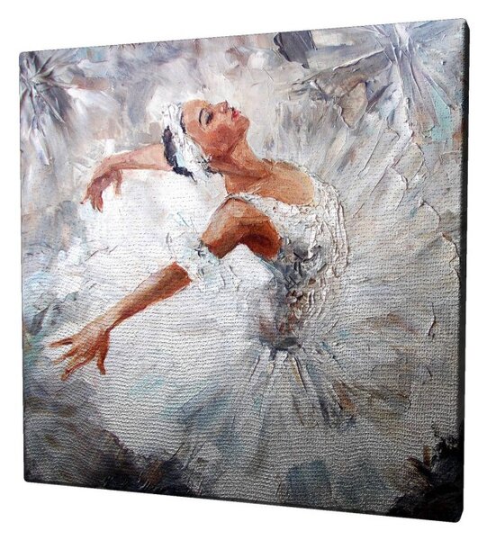 Wallity Obraz na plátně White swan KC012 45x45 cm