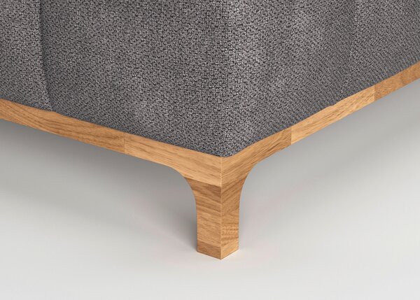 POSTEL BOXSPRING, 160/200 cm, tmavě šedá MID.YOU - Manželské postele, Online Only