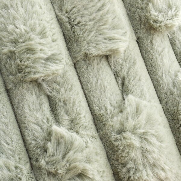 Dekorační polštář z mikroplyše 50x50 cm Carved Fur – Bianca