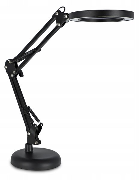LED stolní lampa, stmívatelná, s lupou, 10 W