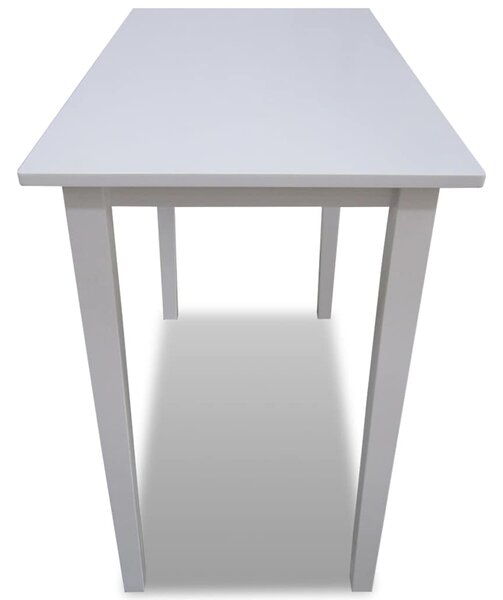 Bílý dřevěný barový stůl 241701