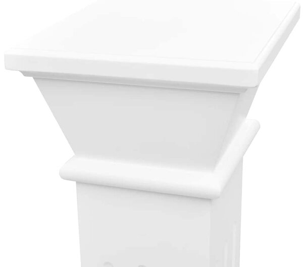 Klasický stojan na květiny, čtverhranný sloup MDF 241849