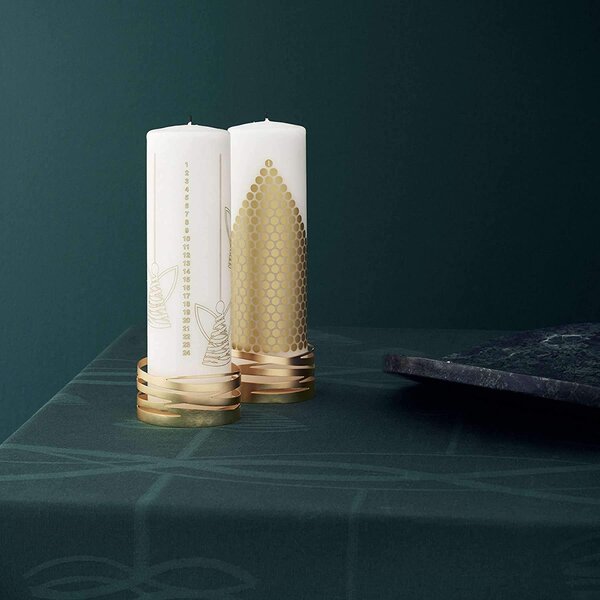 Stelton Mosazný svícen Tangle - Brushed Brass ST193