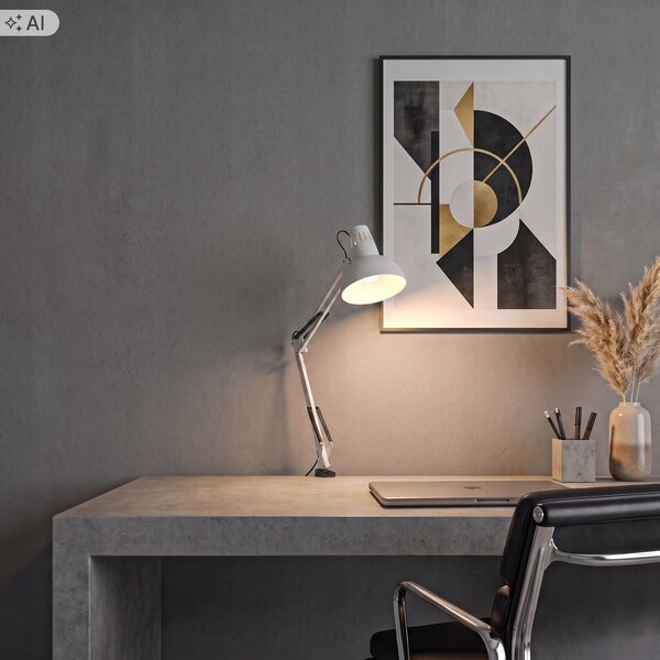 Stolní lampa E27, nastavitelná, IP20