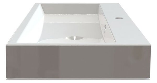 Sapho Sapho, ORINOKO umyvadlo 100x42cm, litý mramor, bílá, OR100