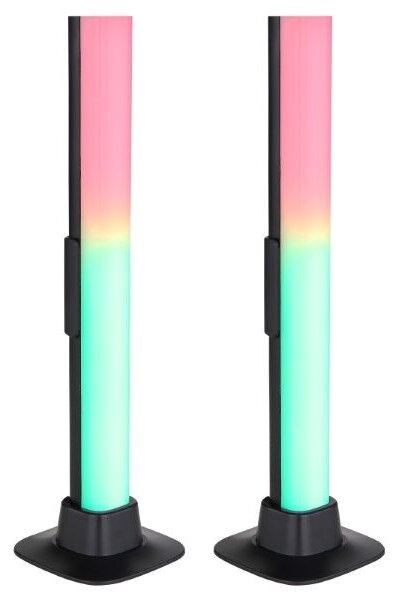 GLOBO Smart Light 25895SH POLLIVER stolní lampička V325mm LED 2,5 RGB matná černá, bílá