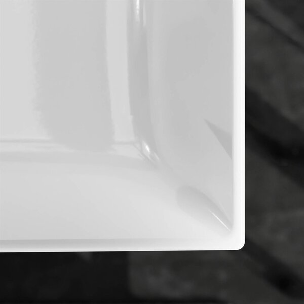 Hansgrohe Xevolos E umyvadlo 50x48 cm obdélníkový klasický bílá lesk 61089450