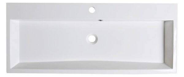 Sapho Sapho, ORINOKO umyvadlo 100x42cm, litý mramor, bílá, OR100