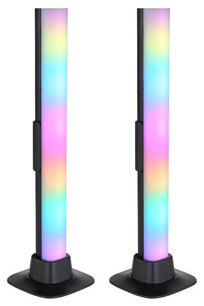 GLOBO Smart Light 25895SH POLLIVER stolní lampička V325mm LED 2,5 RGB matná černá, bílá