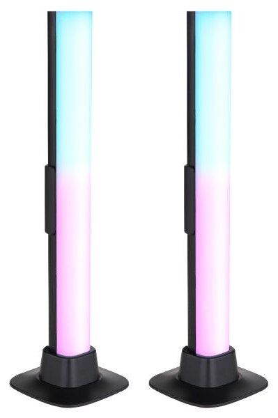 GLOBO Smart Light 25895SH POLLIVER stolní lampička V325mm LED 2,5 RGB matná černá, bílá