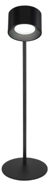 GLOBO 58436B JORJE dotyková stolní lampička V350mm LED 4,5W/120lm 3000+4000+5000K černá USB kabel, nabíjecí baterie