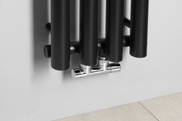 Sapho Sapho, PILON topné těleso 270x1800mm, se 4 háčky, černá mat, IZ122T