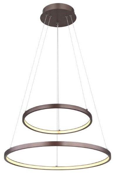 GLOBO 67192-42BR RALPH závěsné svítidlo D510mm LED 42W/1500lm 3000K kávová