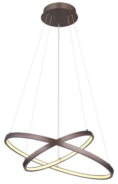 GLOBO 67192-42BR RALPH závěsné svítidlo D510mm LED 42W/1500lm 3000K kávová