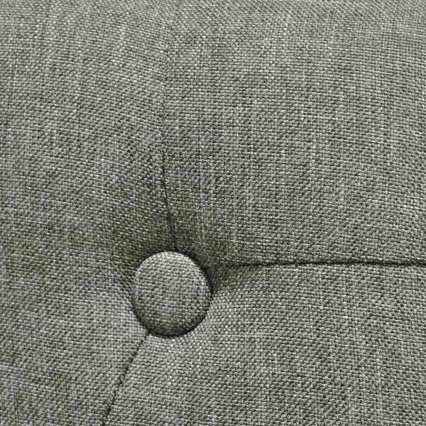 Jídelní židle 2 ks šedé textil 242223