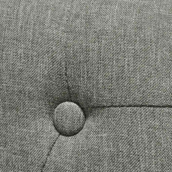 Jídelní židle 4 ks šedé textil 242224
