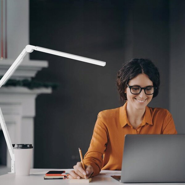 LED stolní lampa, s dotykovým ovládáním, nastavitelná, dvojitá, IP20