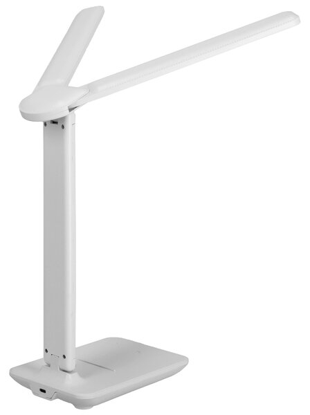 LED stolní lampa, s dotykovým ovládáním, nastavitelná, dvojitá, 10 W, 4000 K