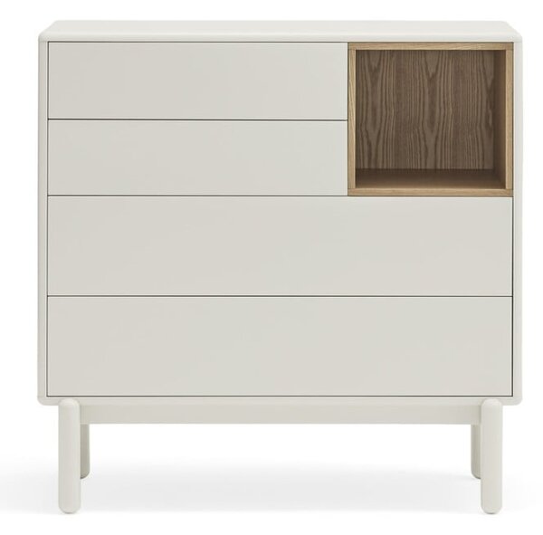 Krémová komoda 90x90x40 cm Corvo – Teulat