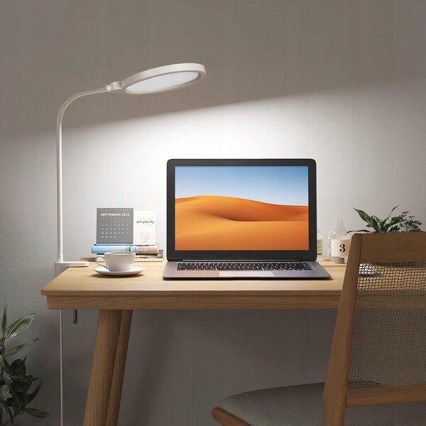 LED stolní lampa 10 W, nastavitelná, 3 režimy barvy světla, 350 lm