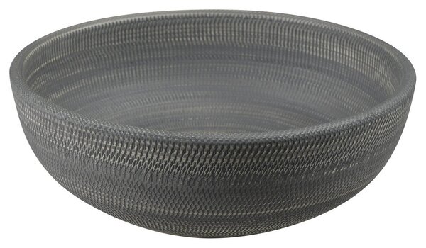Sapho Sapho, PRIORI keramické umyvadlo, průměr 41 cm, 15 cm, barva šedá se vzorem, PI024