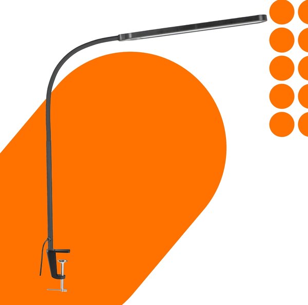 LED stolní lampa 10 W, stmívatelná, nastavitelná, 3 režimy barvy světla