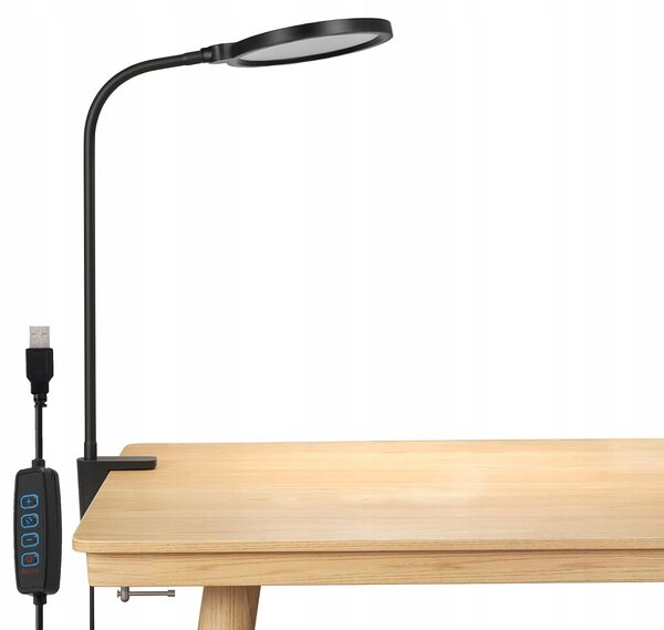 LED stolní lampa 10 W, stmívatelná, 3 režimy barvy světla, 350 lm