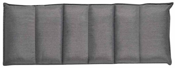 Skládací lenoška na podlahu šedá textil 242397