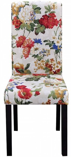 Jídelní židle 4 ks vícebarevné textil 242399