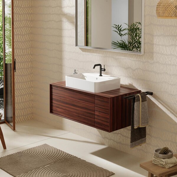 Hansgrohe Xuniva Q umyvadlo 60x45 cm obdélníkový na pult bílá matný 61082450