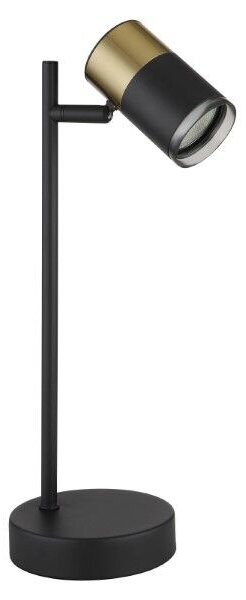 GLOBO 57850T BRISBON stolní svítidlo V350mm 1xGU10 černá, měděná matná