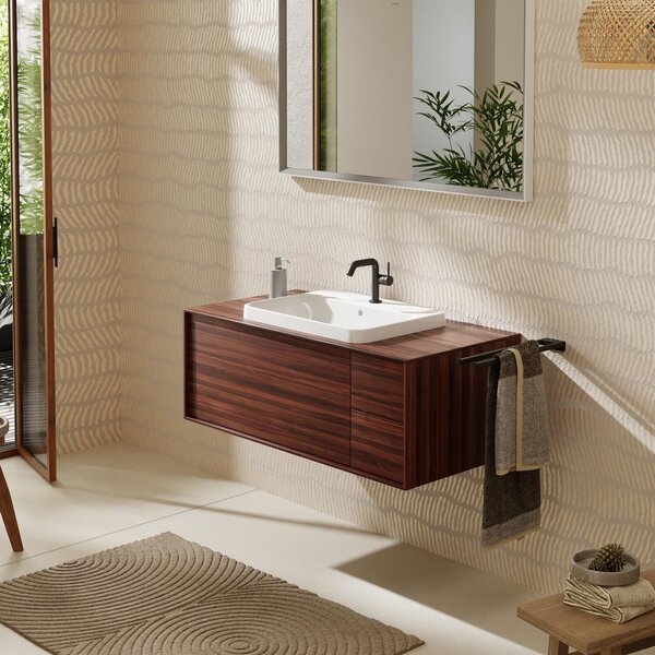 Hansgrohe Xuniva Q umyvadlo 55x45 cm obdélníkový zápustný bílá matný 60162450