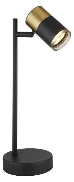 GLOBO 57850T BRISBON stolní svítidlo V350mm 1xGU10 černá, měděná matná