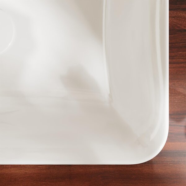 Hansgrohe Xuniva Q umyvadlo 55x45 cm obdélníkový zápustný bílá matný 60162450
