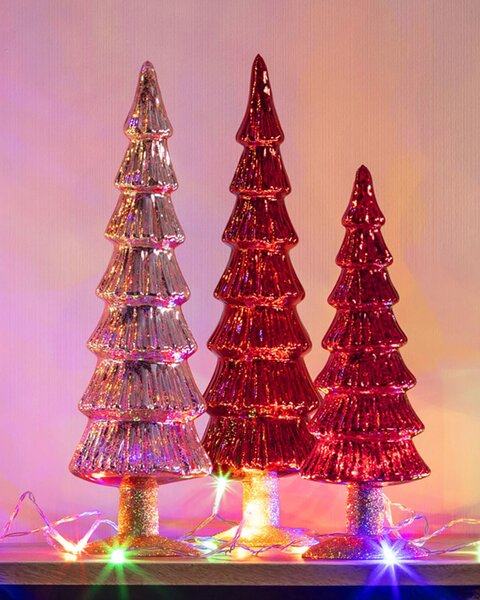 Dekorace Pink Chritmas Tree 36cm