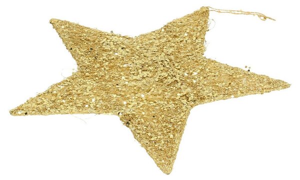 Dekorace Golden Star 25cm